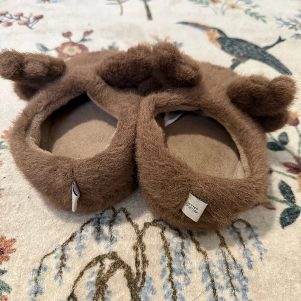 Liewood Aviaja Reindeer faux fur slippers 26/27